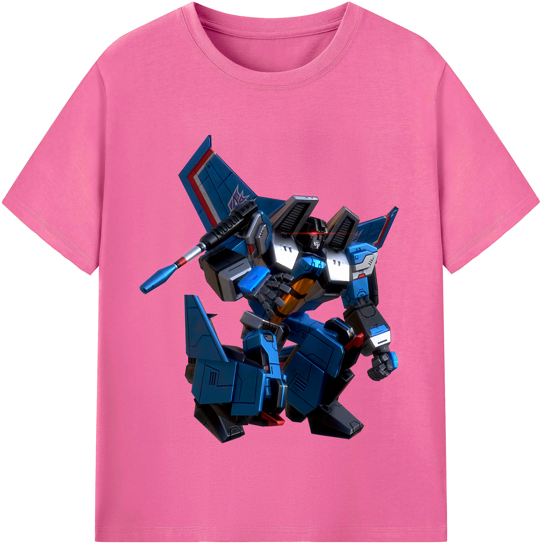 （画像用） Transformers トランスフォーマー レディースカジュアルプリントTシャツ（綿100％）